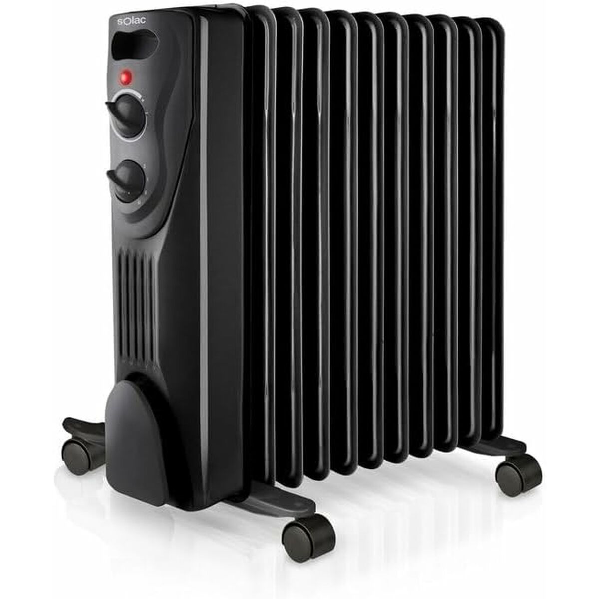 Oil-filled Radiator Solac RA810 Black 2300 W