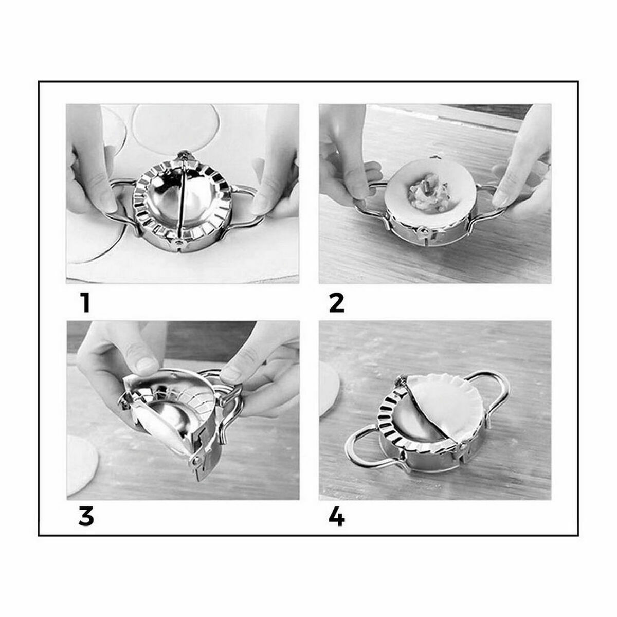 Mould Quttin 137214 Stainless steel Pasties (9,5 cm)