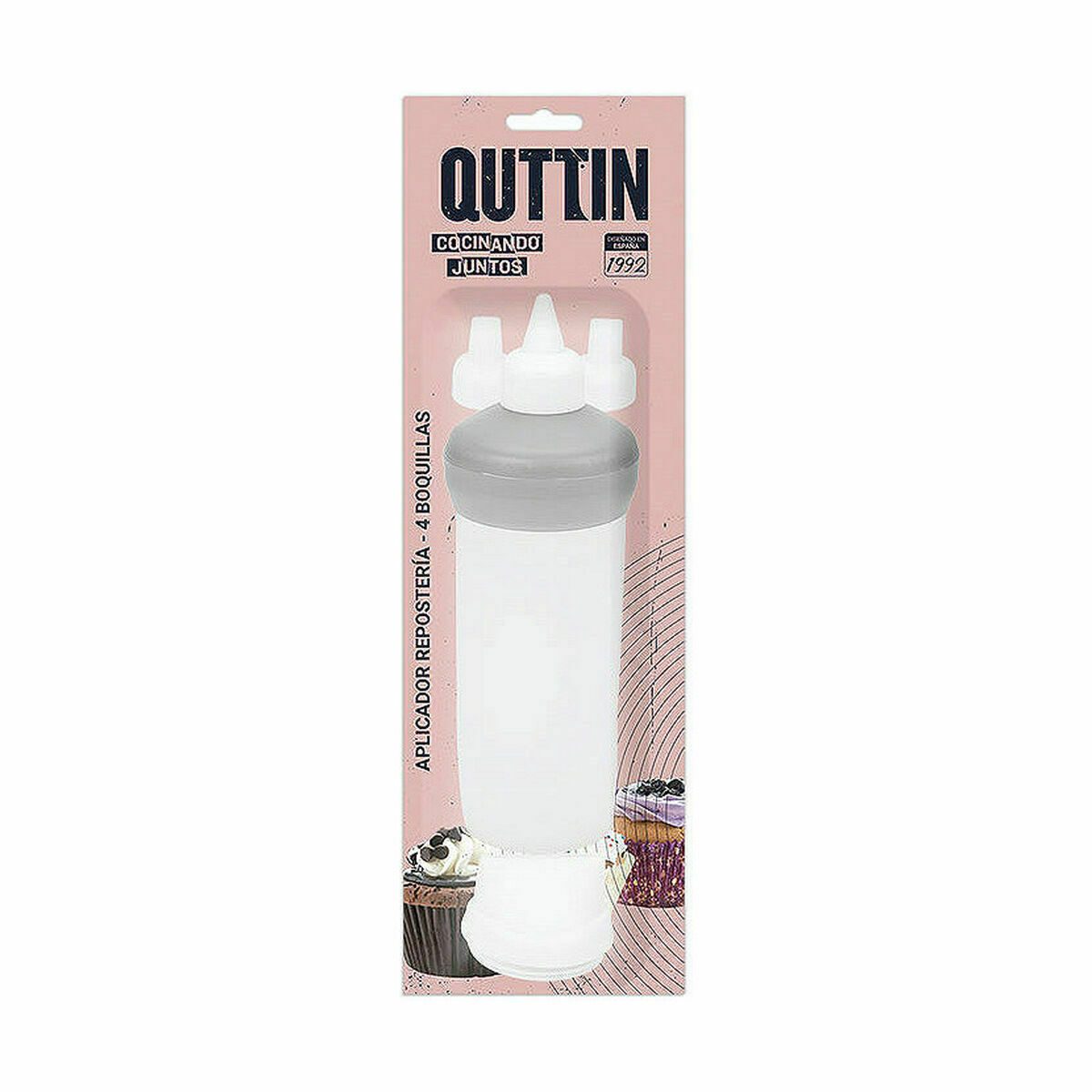 Cake Making Kit Quttin 10 x 7 cm Bakery Interchangeable nozzles 5 Pieces (12 Units)