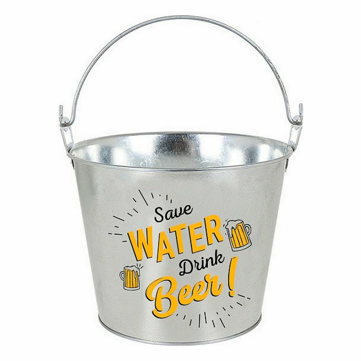 Ice Bucket with Handle and Aluminium Bottle Opener Privilege 5 L 23 x 17 x 18 cm