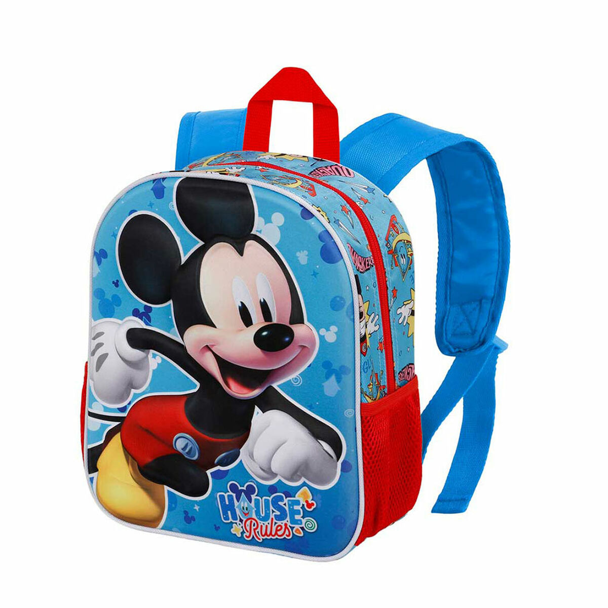 3D School Bag Mickey Mouse Karactermania Blue 26 x 11 x 31 cm 3D School Bag Mickey Mouse Karactermania Blue 26 x 11 x 31 cm