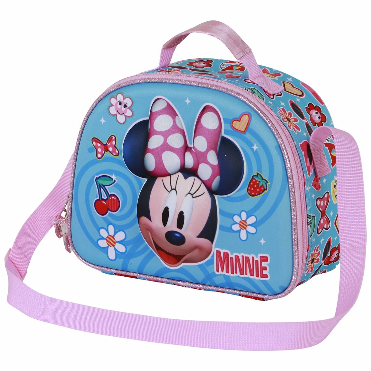 3D Thermal Lunchbox Minnie Mouse Happiness Pink 25,5 x 10 x 20 cm