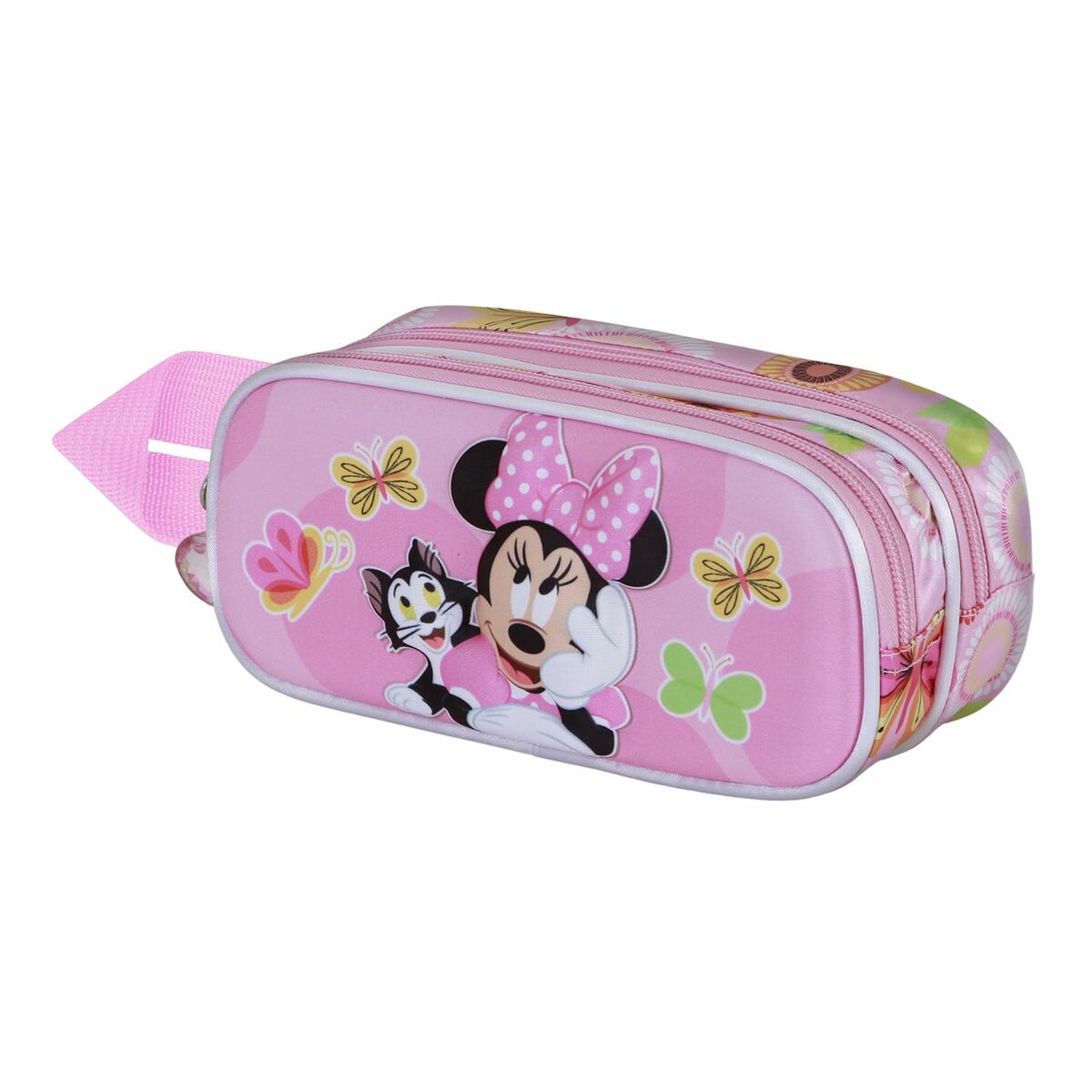 Double Carry-all Minnie Mouse Kitten Pink 22 x 8 x 9,5 cm 3D