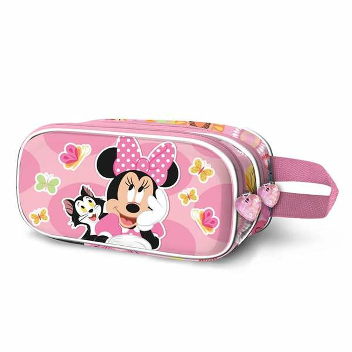 Double Carry-all Minnie Mouse Kitten Pink 22 x 8 x 9,5 cm 3D Double Carry-all Minnie Mouse Kitten Pink 22 x 8 x 9,5 cm 3D