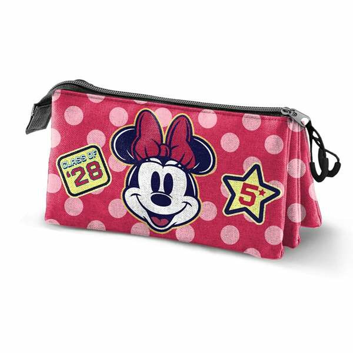 Triple Carry-all Minnie Mouse Pink 23 x 8 x 11 cm Triple Carry-all Minnie Mouse Pink 23 x 8 x 11 cm