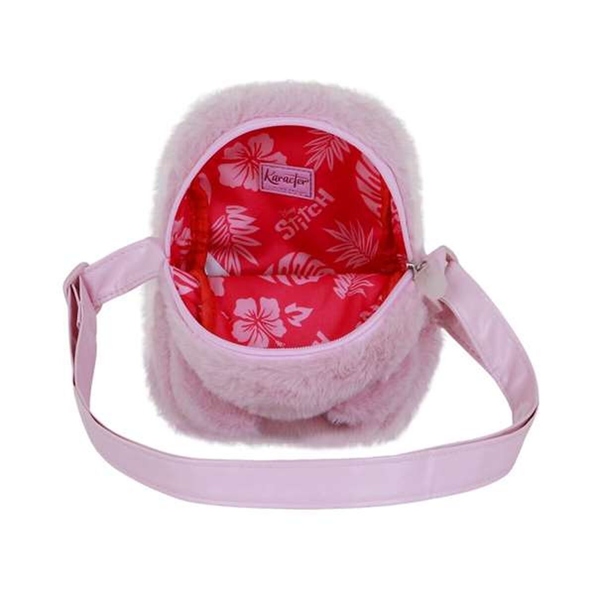 Shoulder Bag Lilo & Stitch Pink 19 x 14 x 7 cm