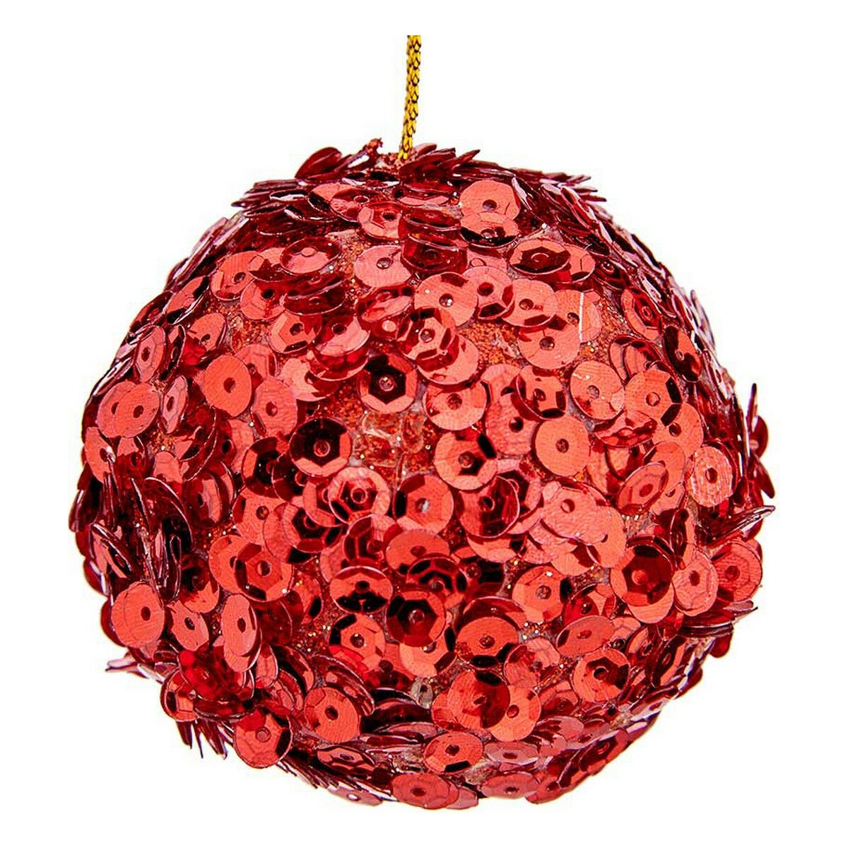 Christmas Baubles Krist+ Red Plastic Ø 10 cm 6 Units Christmas Baubles Krist+ Red Plastic Ø 10 cm 6 Units