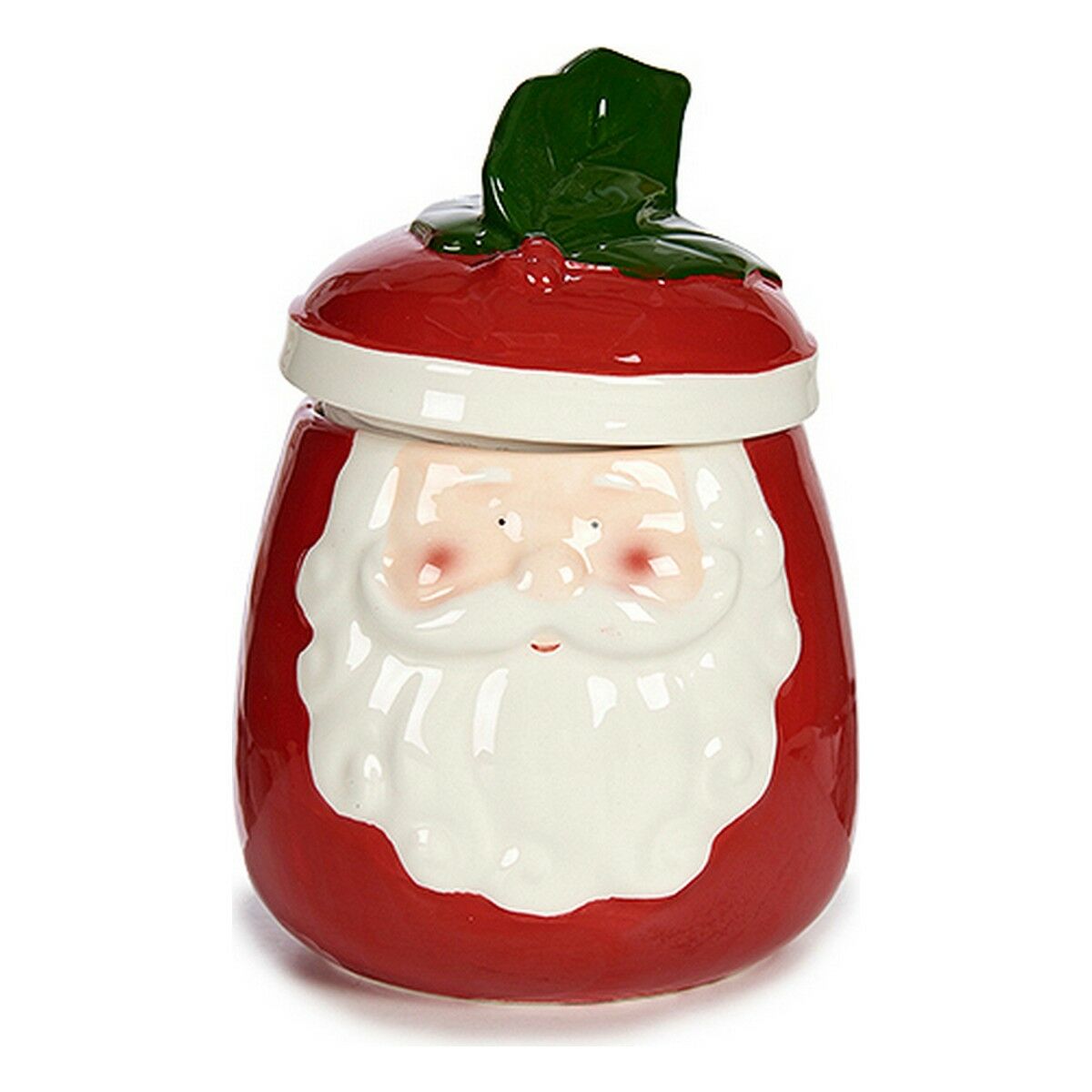 Decorative Figure Father Christmas 14 x 19,5 x 14 cm Ceramic Red Decorative Figure Father Christmas 14 x 19,5 x 14 cm Ceramic Red