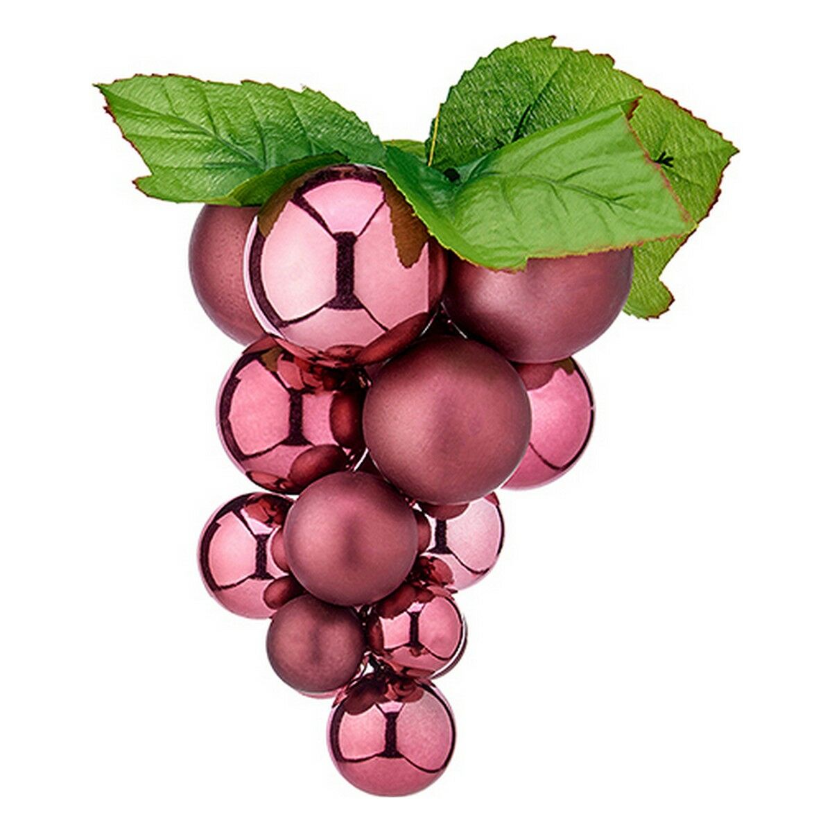 Christmas Bauble Grapes Small Pink Plastic 14 x 14 x 25 cm Christmas Bauble Grapes Small Pink Plastic 14 x 14 x 25 cm