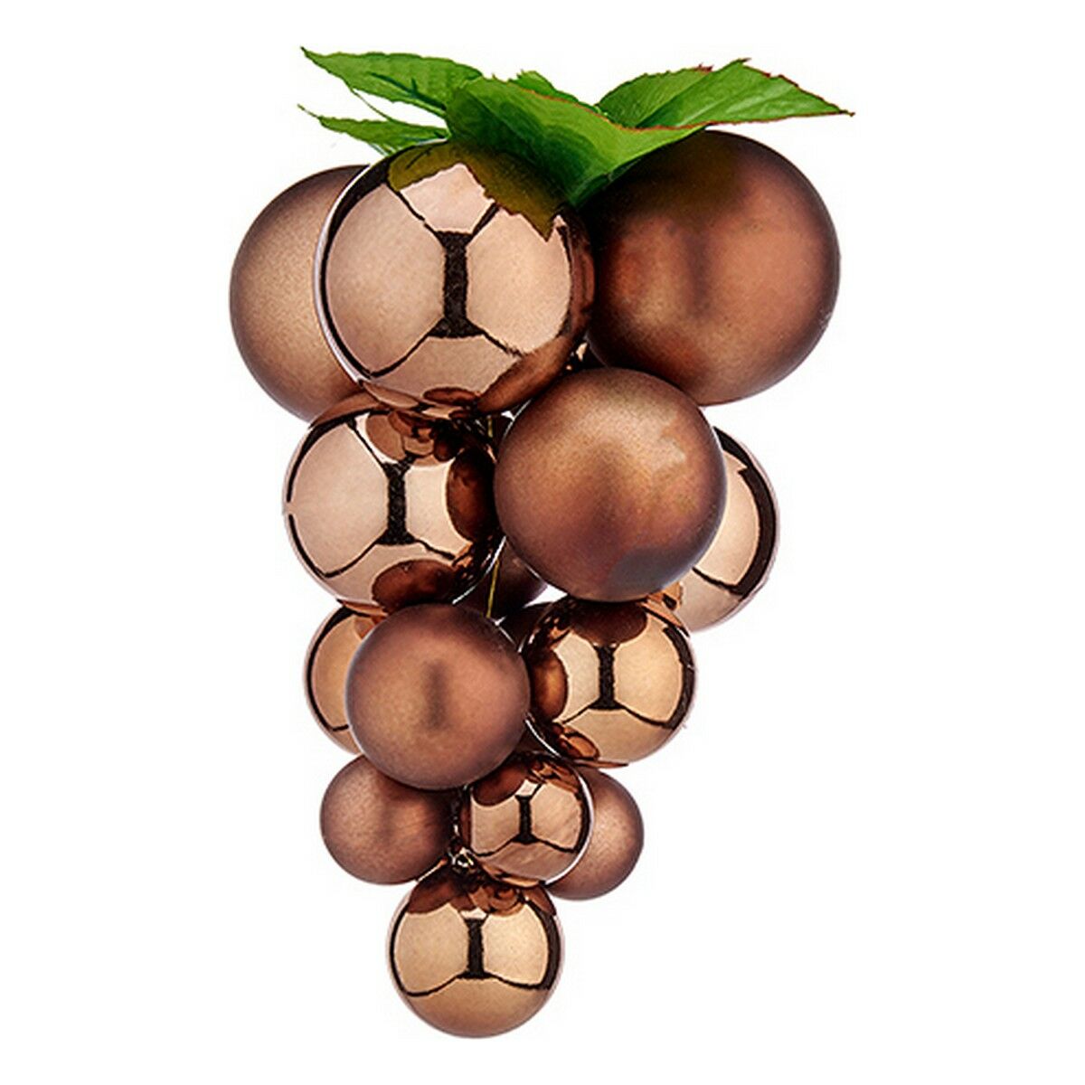Christmas Bauble Grapes Brown Plastic 18 x 18 x 28 cm Christmas Bauble Grapes Brown Plastic 18 x 18 x 28 cm