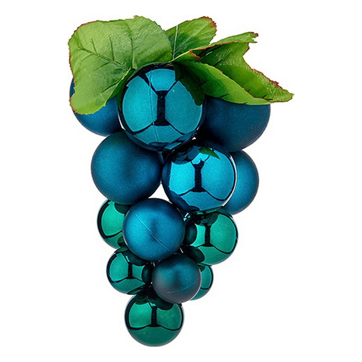 Christmas Bauble Grapes Blue Plastic Christmas Bauble Grapes Blue Plastic