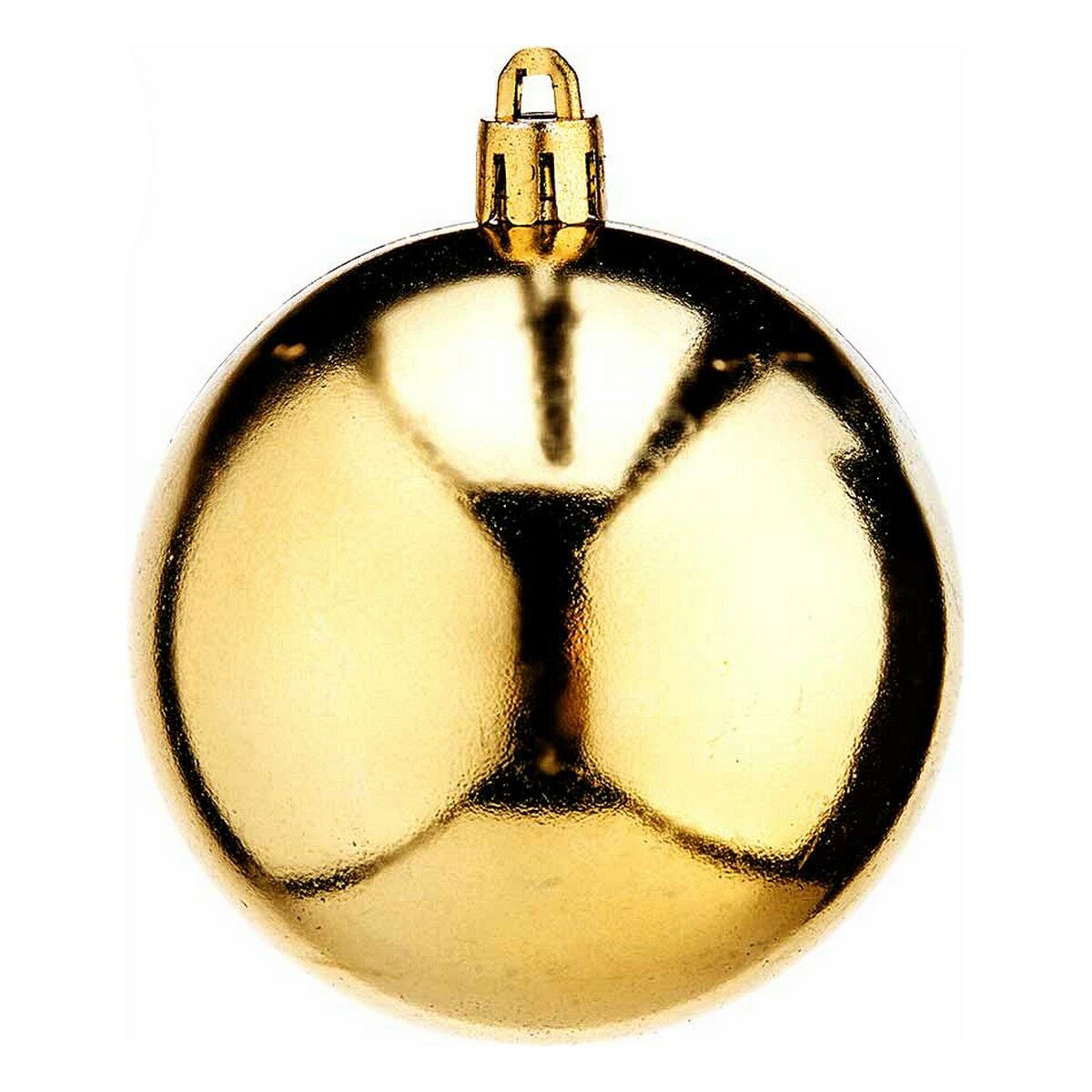Christmas Baubles Krist+ 00464-4 Golden PVC Ø 7 cm 12 Units Christmas Baubles Krist+ 00464-4 Golden PVC Ø 7 cm 12 Units