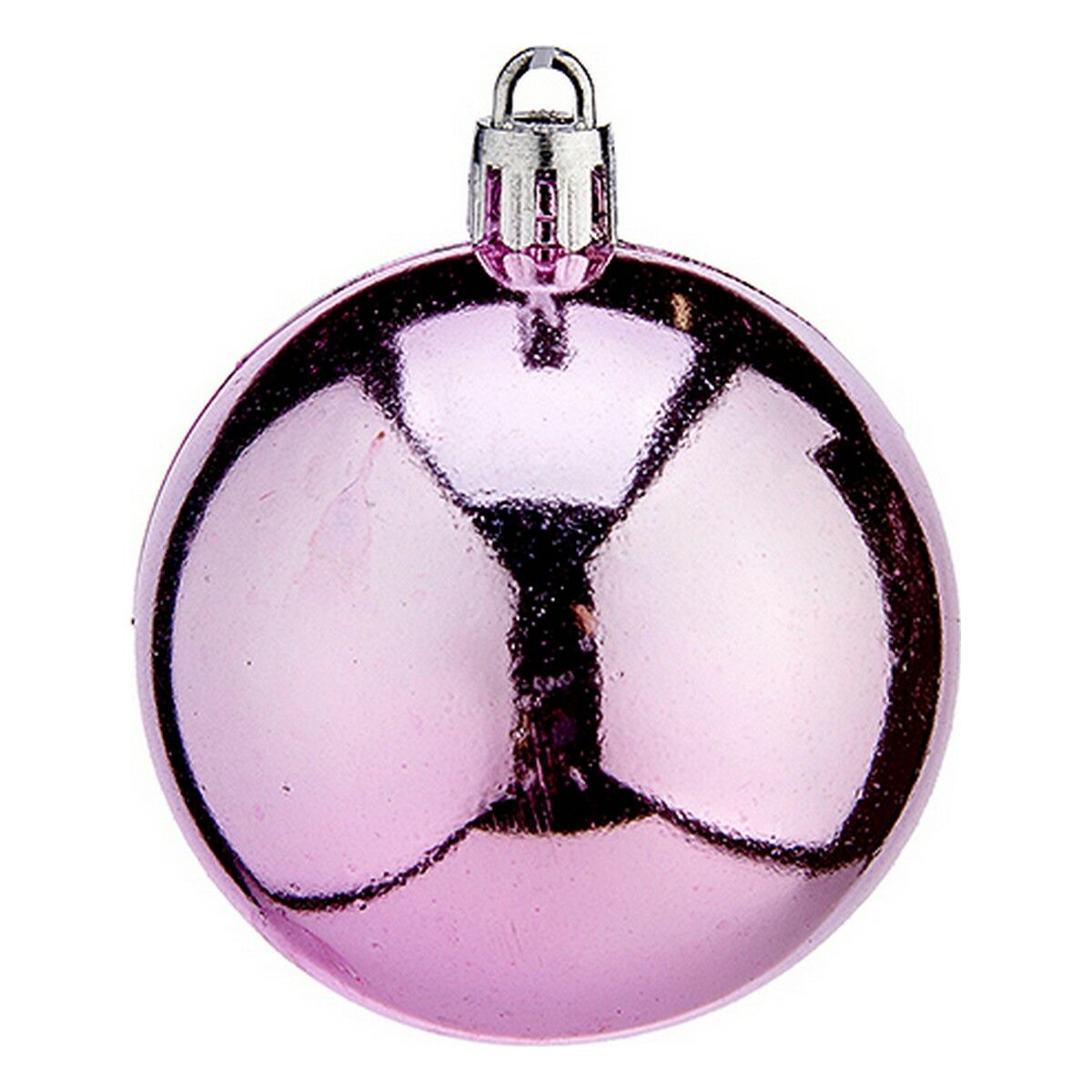 Christmas Baubles Krist+ K1912477-4 Pink Plastic Ø 6 cm 24 Units Christmas Baubles Krist+ K1912477-4 Pink Plastic Ø 6 cm 24 Units