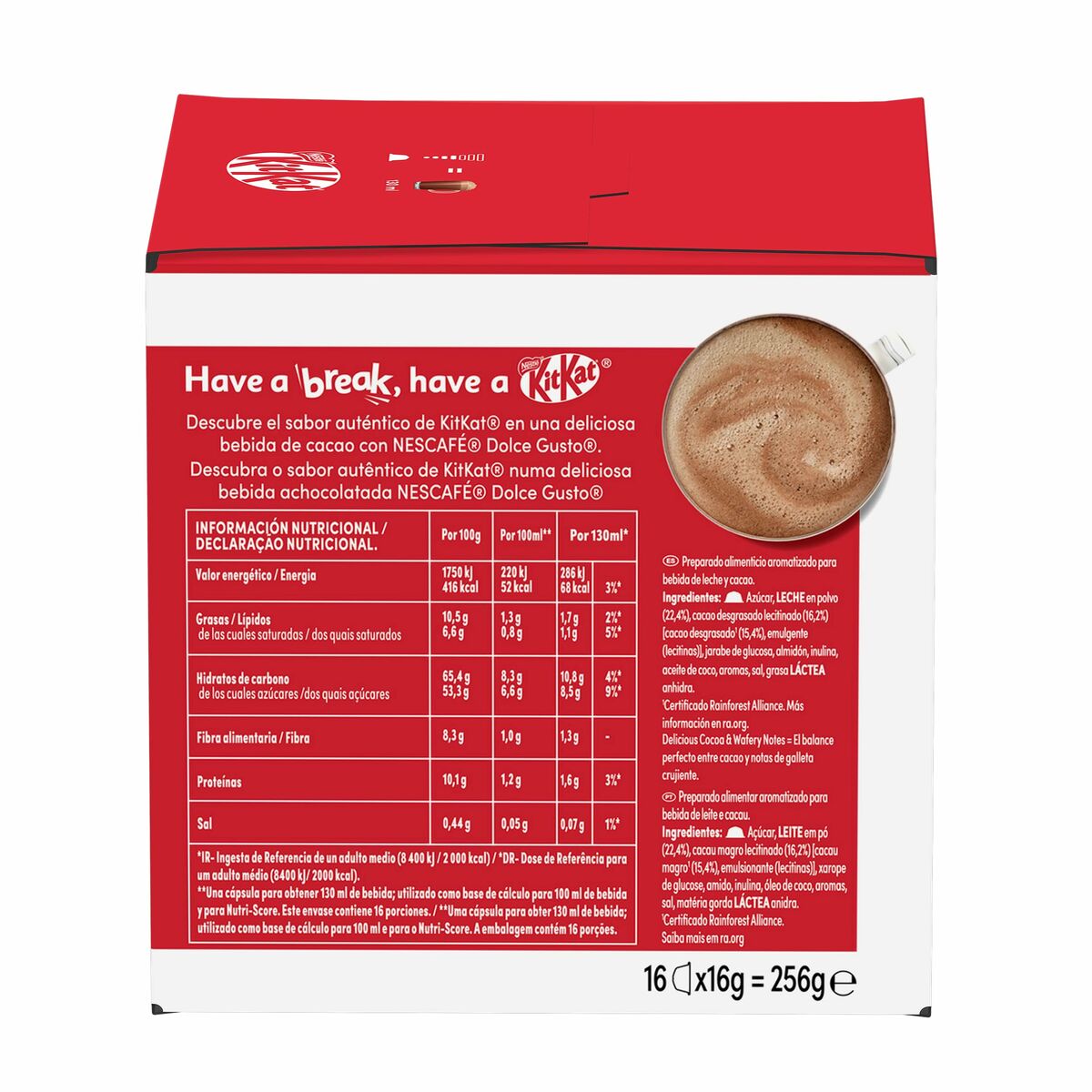 Coffee Capsules Dolce Gusto DOLCE G.12581057 16 Pieces (16 Units)