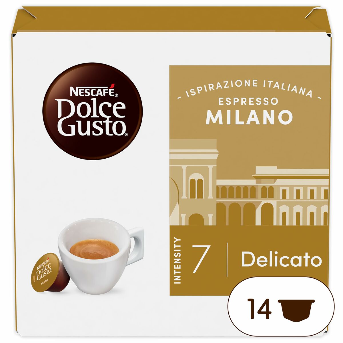 Coffee Capsules Dolce Gusto MILANO 14CAP Coffee Capsules Dolce Gusto MILANO 14CAP