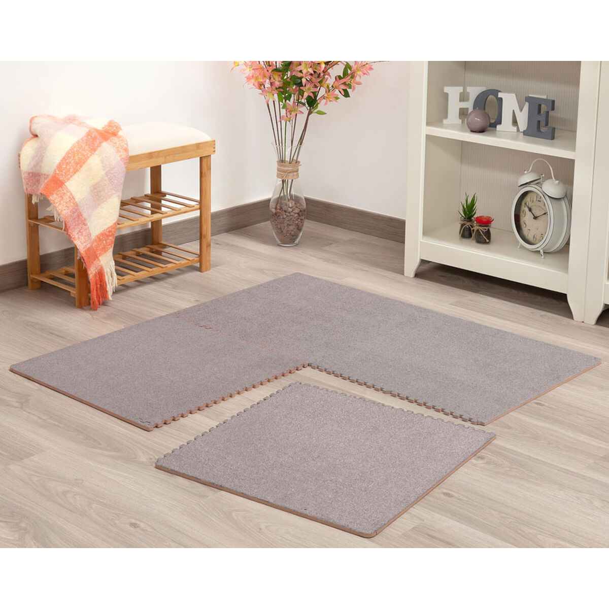 Play mat 60 x 60 x 1 cm Blue 4 Pieces