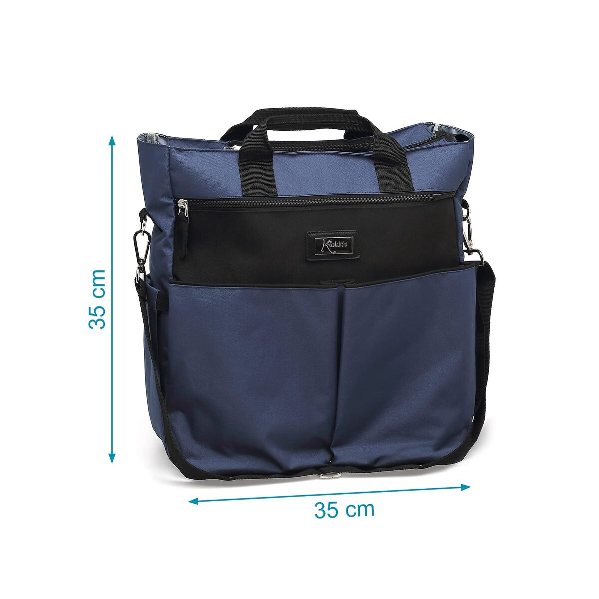 Organizer bag for baby stroller Navy Blue 37 x 15 x 35 cm