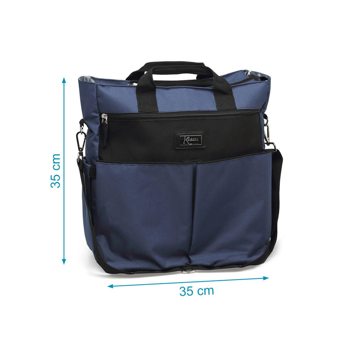 Organizer bag for baby stroller Navy Blue 37 x 15 x 35 cm