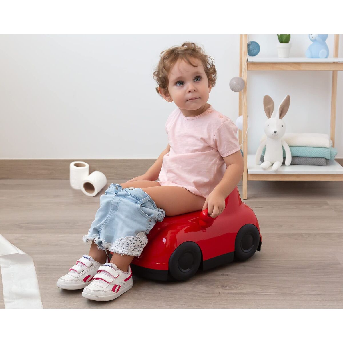 Toilet Seat Reduce for Babies Red Car 32 cm