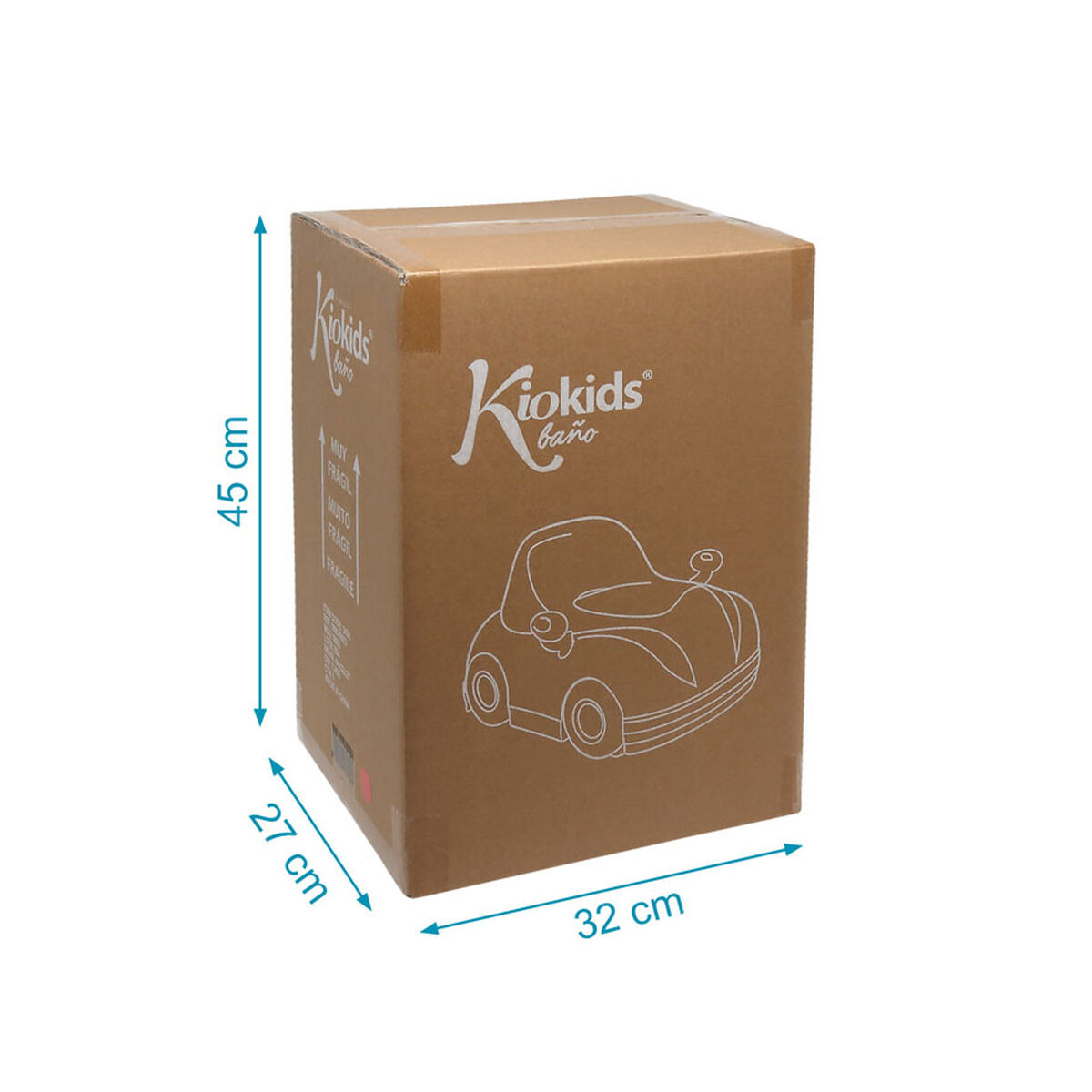 Toilet Seat Reduce for Babies Red Car 32 cm