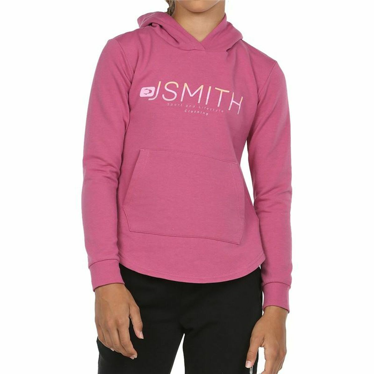 Hooded Sweatshirt for Girls John Smith Pink Hooded Sweatshirt for Girls John Smith Pink