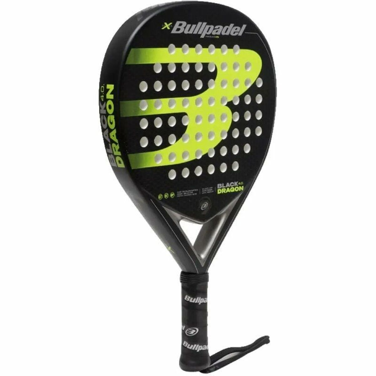 Padel Racket Bullpadel Black Dragon 4.0 Black