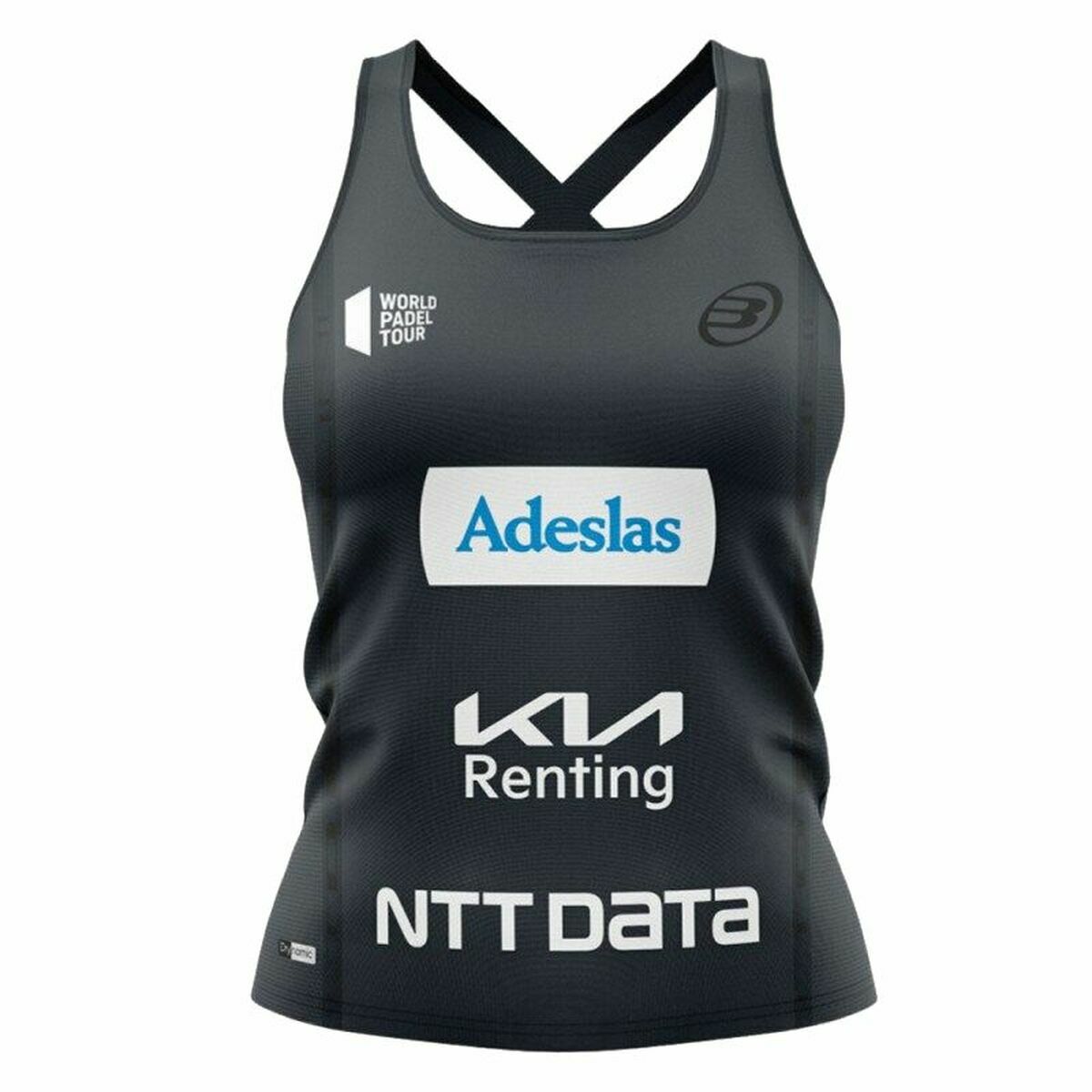 Women’s Sleeveless T-shirt Bullpadel Orlas Gemma Triay  Padel Black