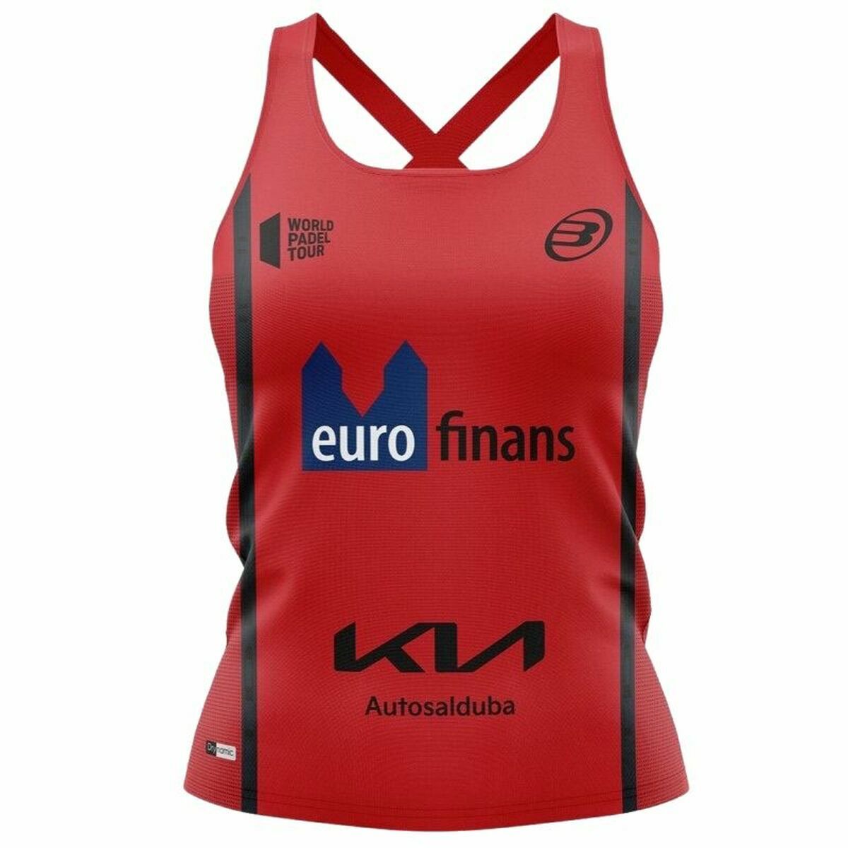 Women’s Sleeveless T-shirt Bullpadel  Delfi Brea Padel Dark Red