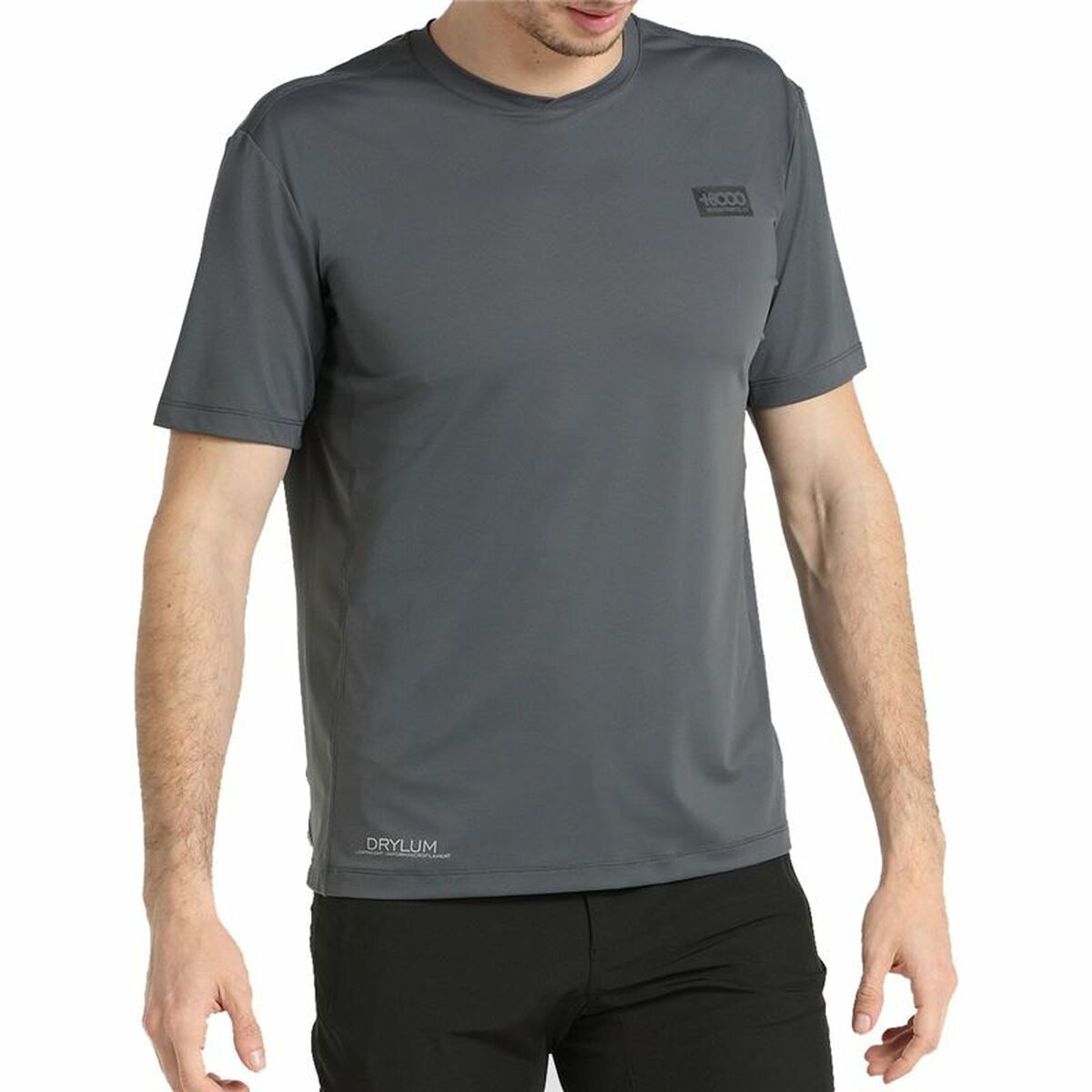 Short-sleeve Sports T-shirt +8000 Descen Grey Short-sleeve Sports T-shirt +8000 Descen Grey