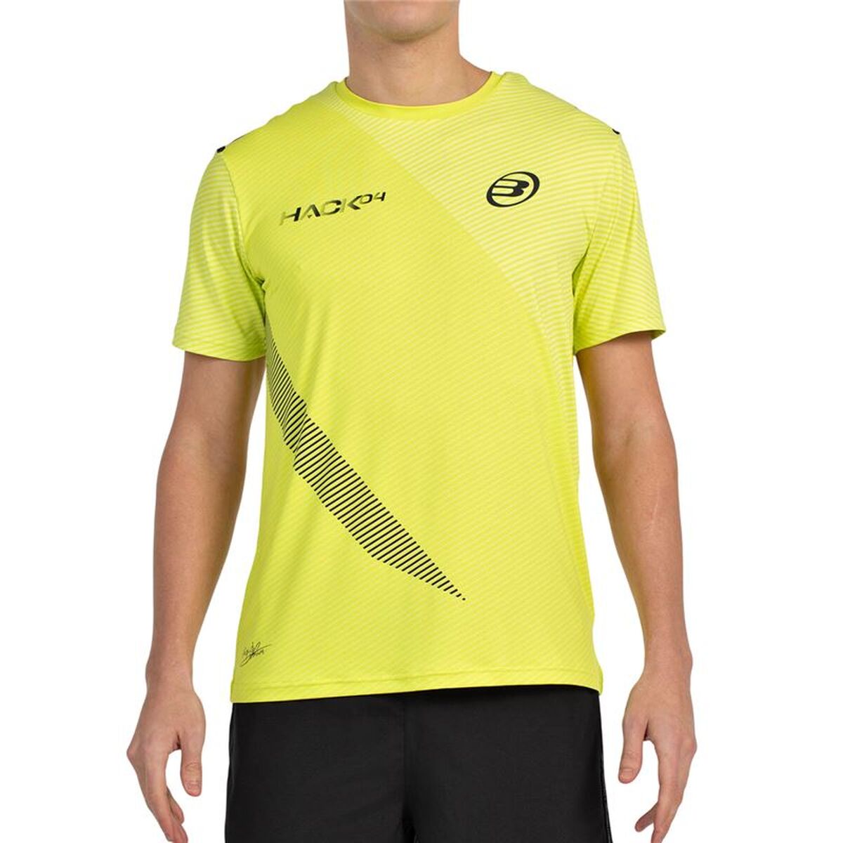 Men’s Short Sleeve T-Shirt Bullpadel Paquito 25V Yellow Padel Men’s Short Sleeve T-Shirt Bullpadel Paquito 25V Yellow Padel