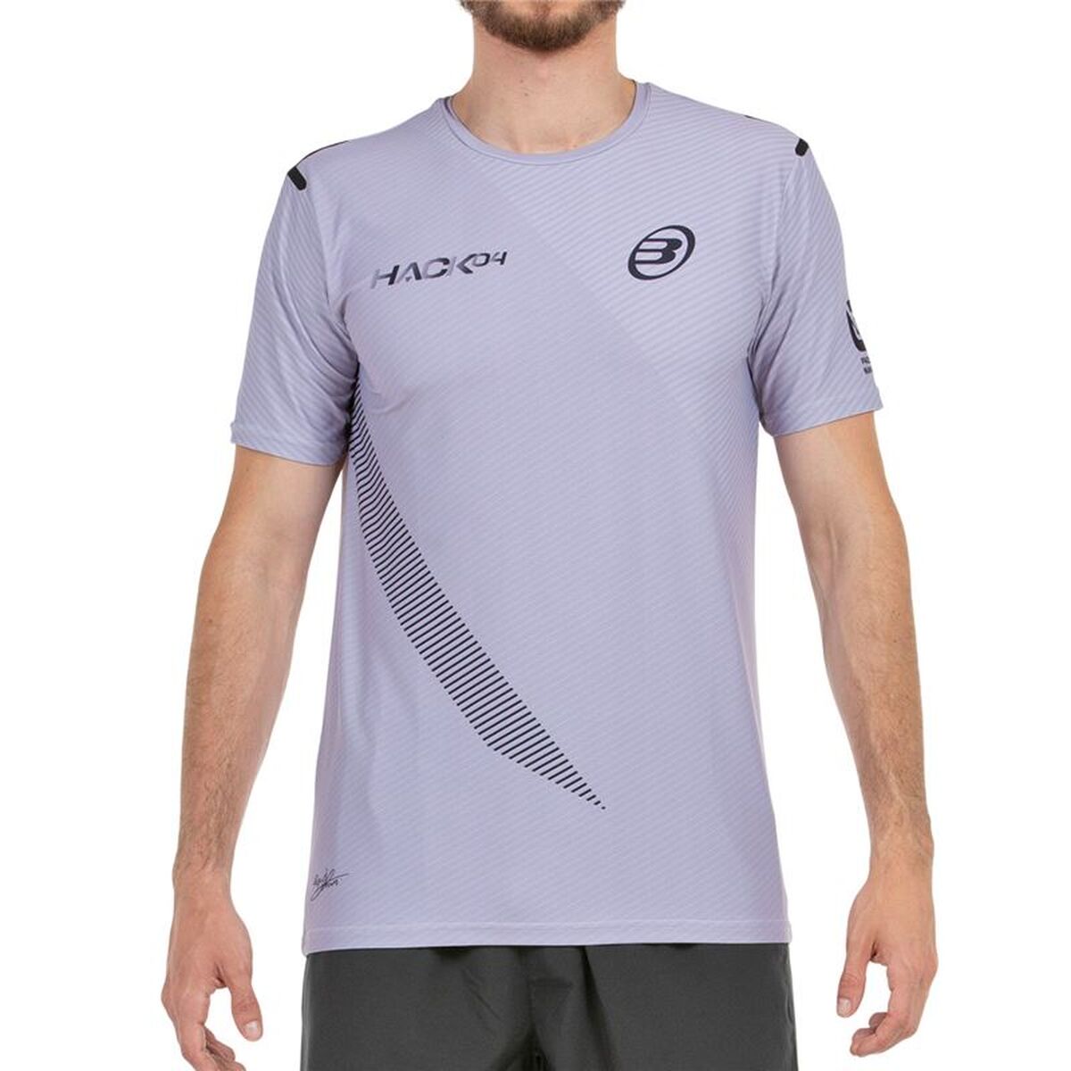 Men’s Short Sleeve T-Shirt Bullpadel Paquito 25V Lavendar Padel Men’s Short Sleeve T-Shirt Bullpadel Paquito 25V Lavendar Padel