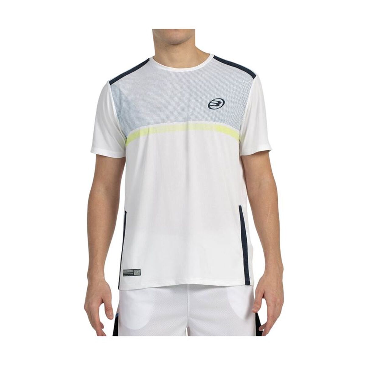 Men’s Short Sleeve T-Shirt Bullpadel Bilao White Padel Men’s Short Sleeve T-Shirt Bullpadel Bilao White Padel