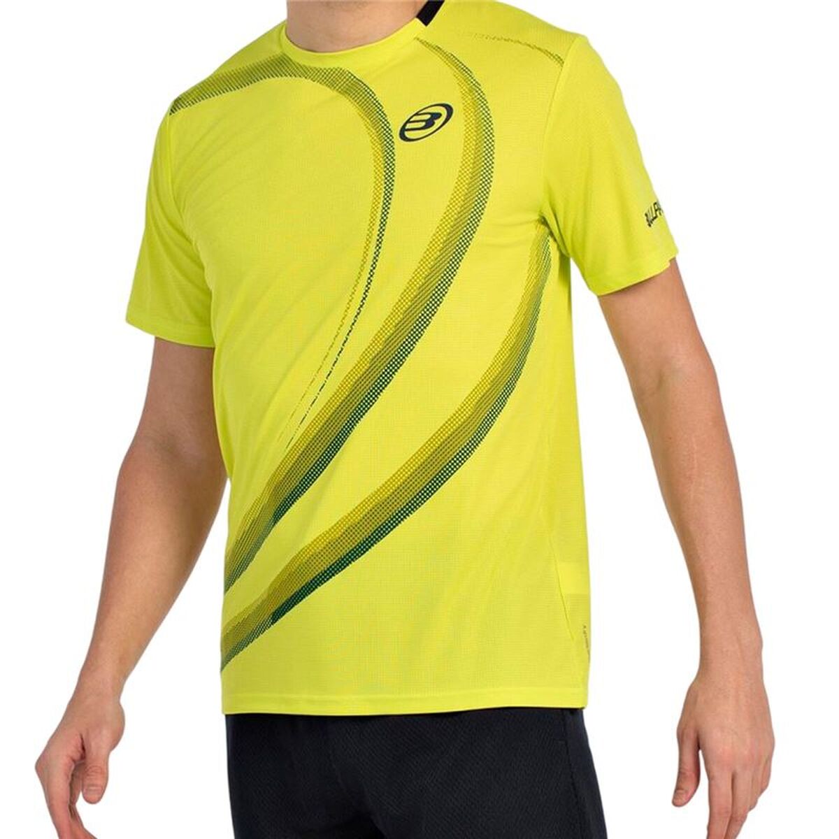 Men’s Short Sleeve T-Shirt Bullpadel Beque Yellow Padel Men’s Short Sleeve T-Shirt Bullpadel Beque Yellow Padel