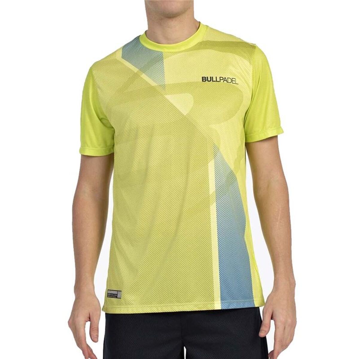 Men’s Short Sleeve T-Shirt Bullpadel Brumo Yellow Padel Men’s Short Sleeve T-Shirt Bullpadel Brumo Yellow Padel