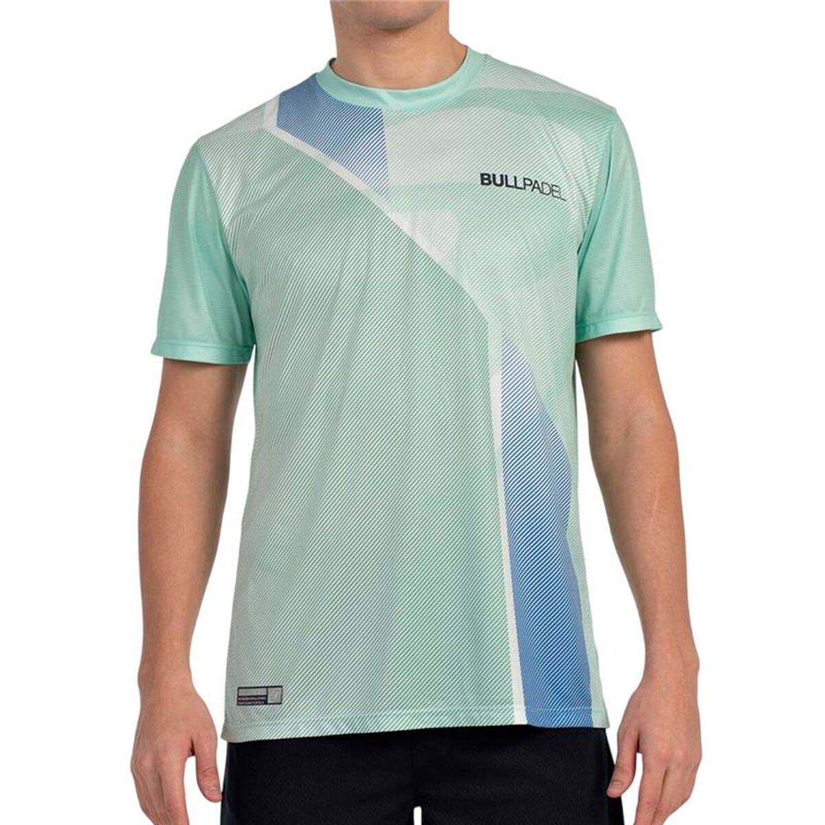 Men’s Short Sleeve T-Shirt Bullpadel Brumo Aquamarine Padel Men’s Short Sleeve T-Shirt Bullpadel Brumo Aquamarine Padel