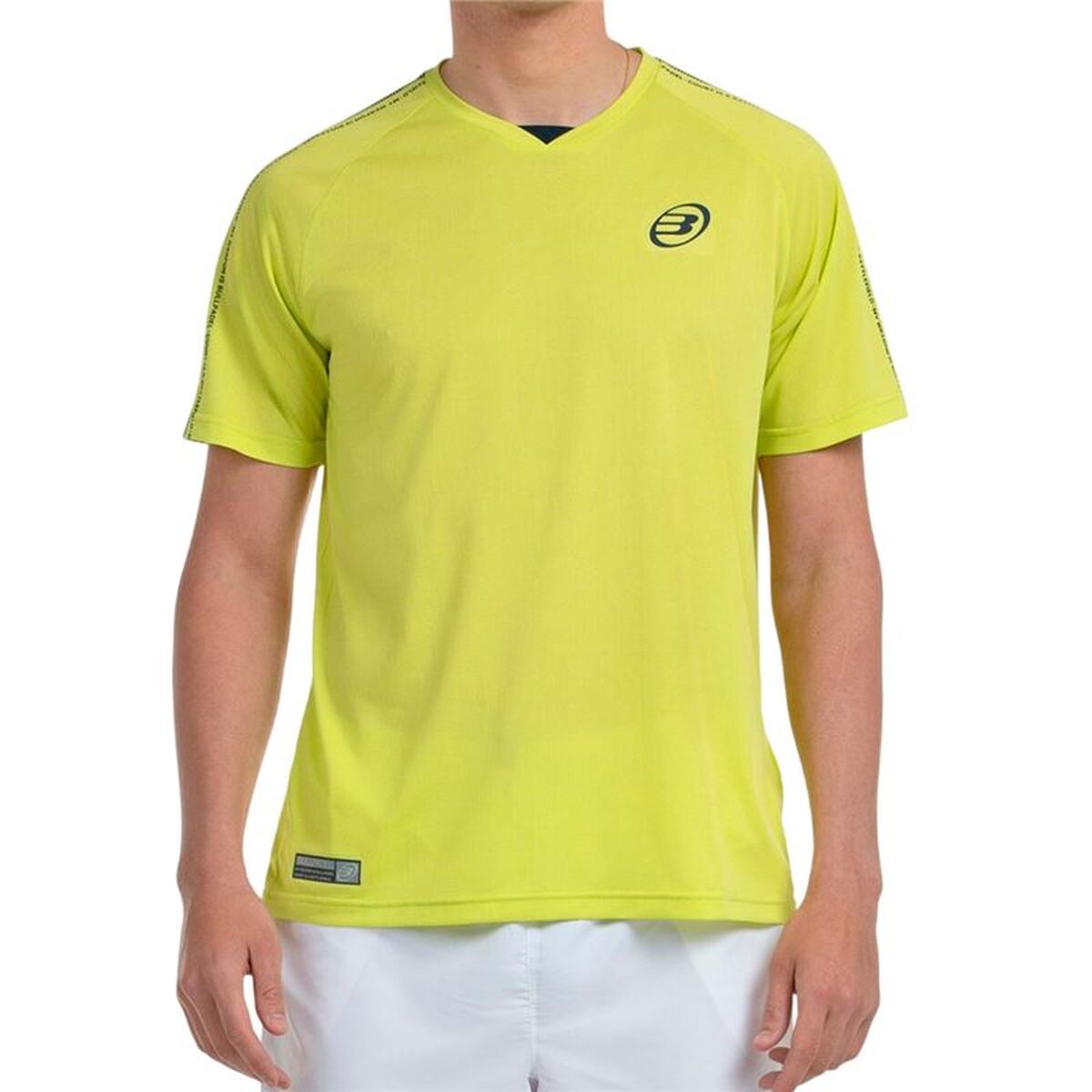 Men’s Short Sleeve T-Shirt Bullpadel Badan Yellow Padel Men’s Short Sleeve T-Shirt Bullpadel Badan Yellow Padel