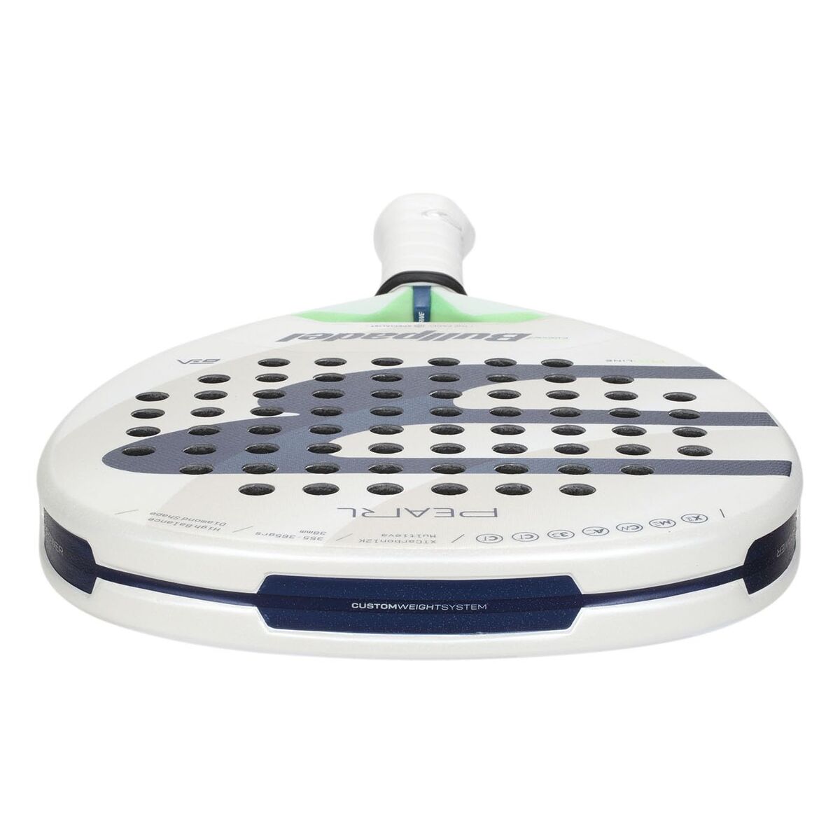 Padel Racket Bullpadel Pearl White