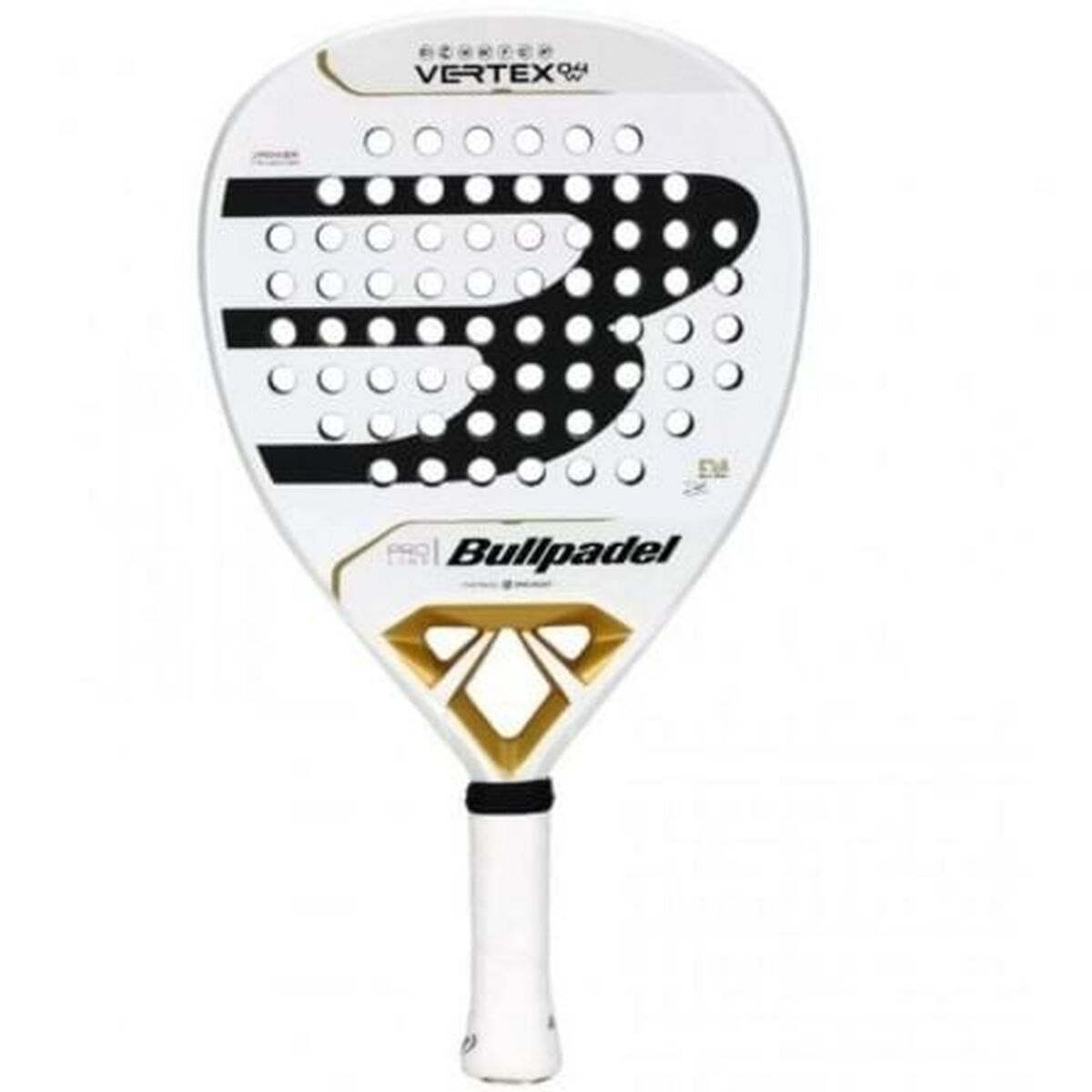 Padel Racket Bullpadel White Charcoal EVA Padel Racket Bullpadel White Charcoal EVA