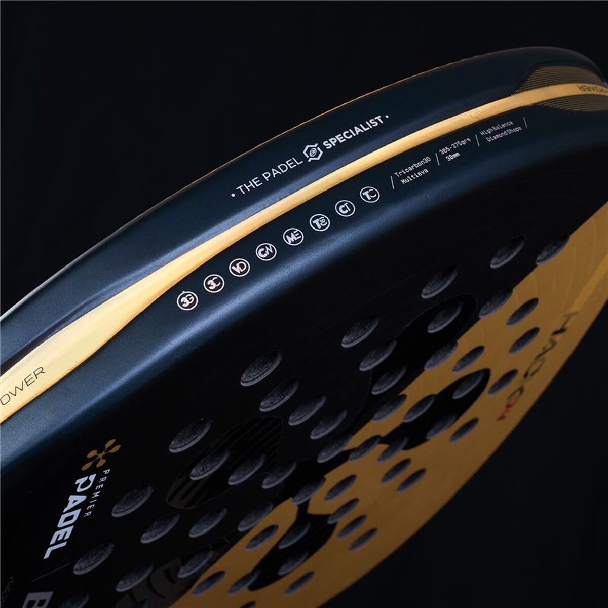 Padel Racket Bullpadel Hack 04 Premier Black