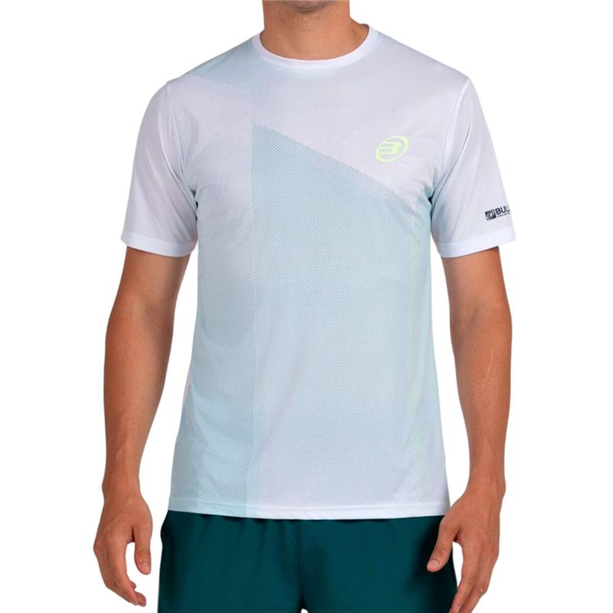 Men’s Short Sleeve T-Shirt Bullpadel Lagar 012 White Men’s Short Sleeve T-Shirt Bullpadel Lagar 012 White
