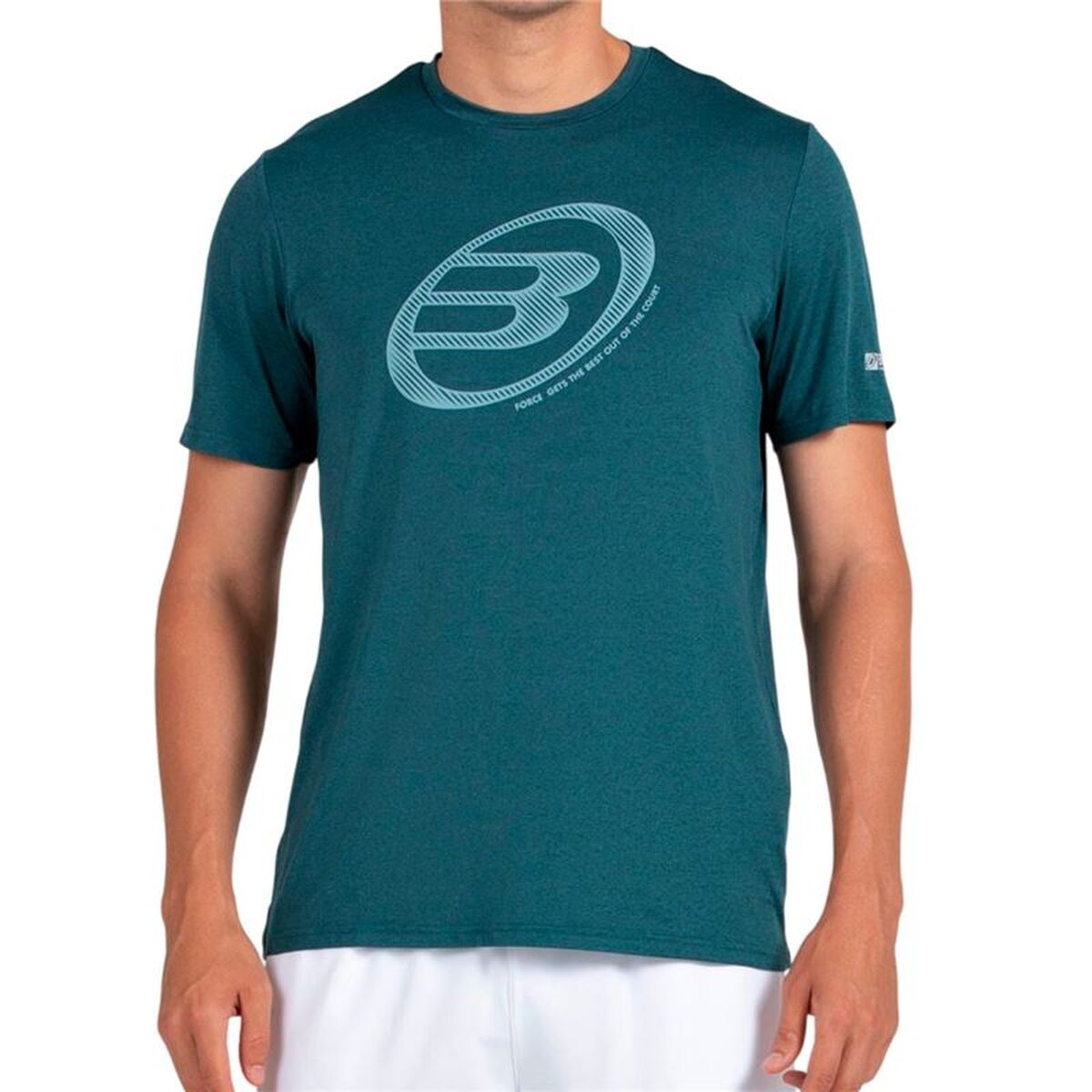 Men’s Short Sleeve T-Shirt Bullpadel Lande 153 Blue Padel