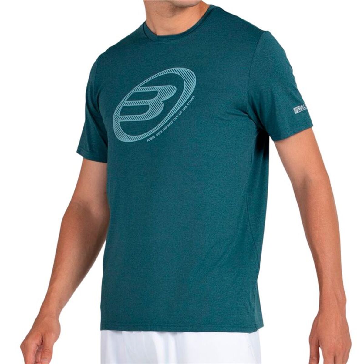 Men’s Short Sleeve T-Shirt Bullpadel Lande 153 Blue Padel