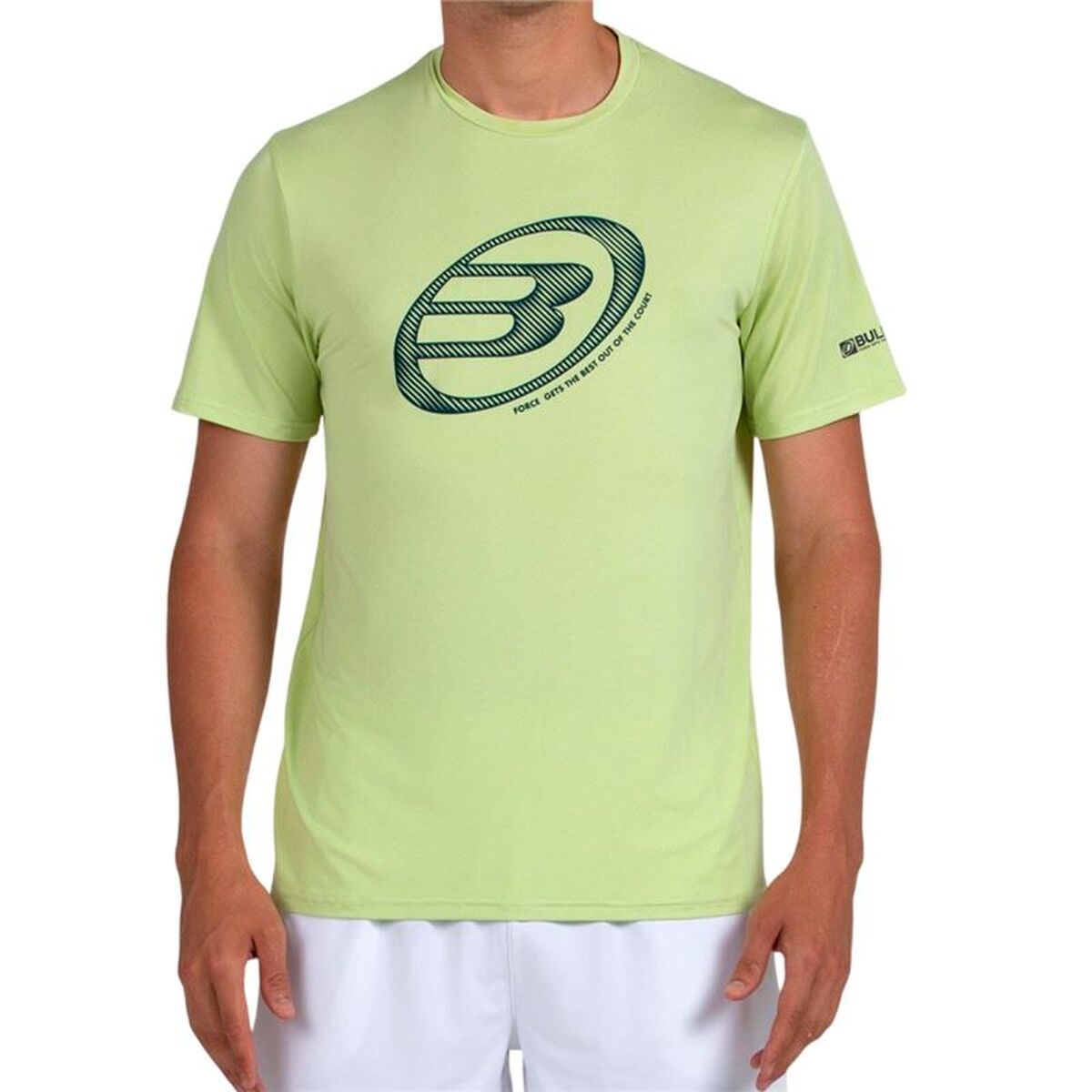 Men’s Short Sleeve T-Shirt Bullpadel Lande 159 Lime green Padel Men’s Short Sleeve T-Shirt Bullpadel Lande 159 Lime green Padel