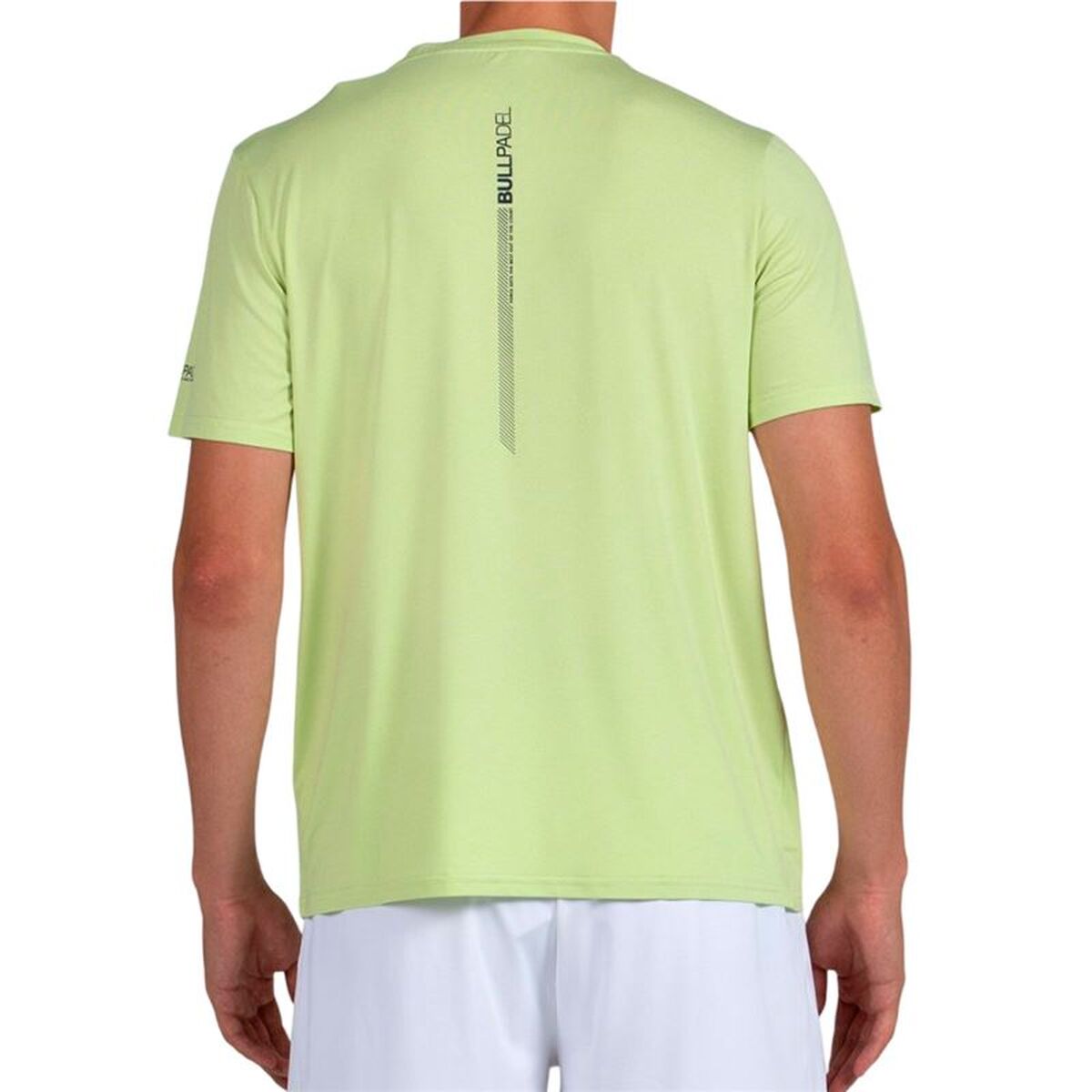 Men’s Short Sleeve T-Shirt Bullpadel Lande 159 Lime green Padel