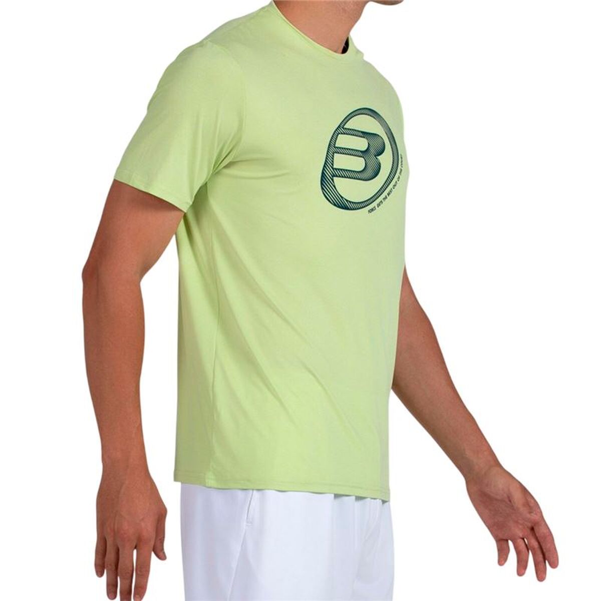 Men’s Short Sleeve T-Shirt Bullpadel Lande 159 Lime green Padel