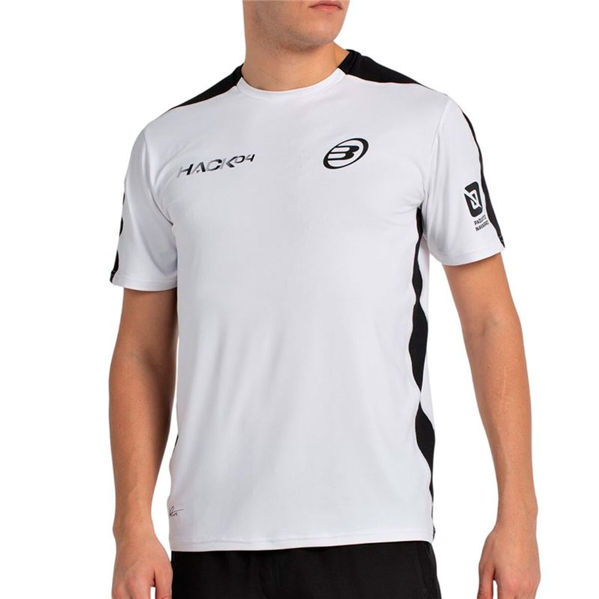 Men’s Short Sleeve T-Shirt Bullpadel Paquito 25I 012 White Padel