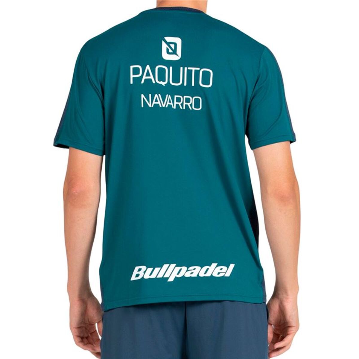 Men’s Short Sleeve T-Shirt Bullpadel Paquito 25I 053 Blue Padel
