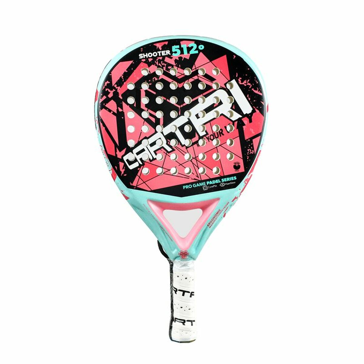 Padel Racket Cartri Shooter 512º Multicolour Salmon Padel Racket Cartri Shooter 512º Multicolour Salmon