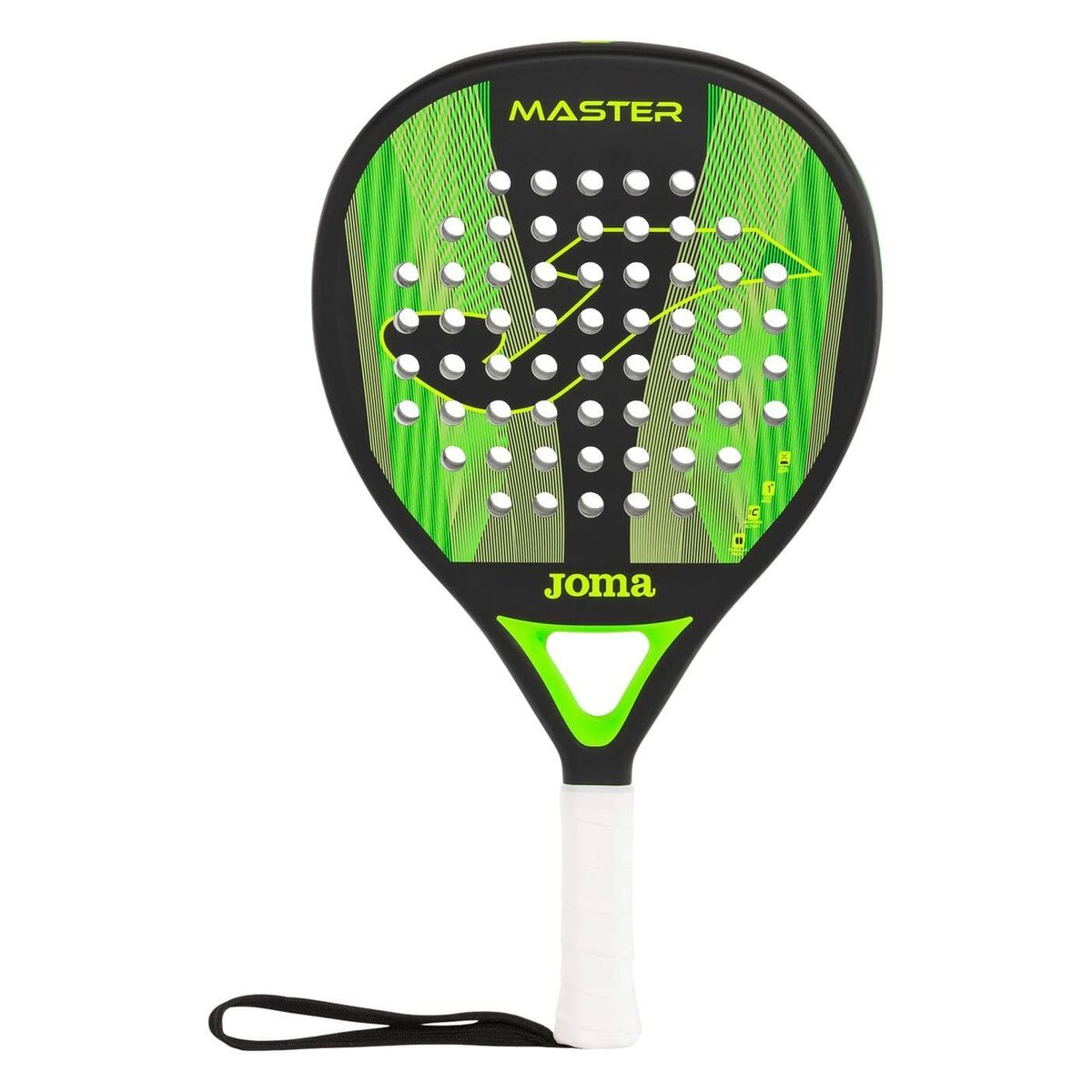 Padel Racket Joma Sport MASTER BK GR FL Black Green 38 mm Padel Racket Joma Sport MASTER BK GR FL Black Green 38 mm