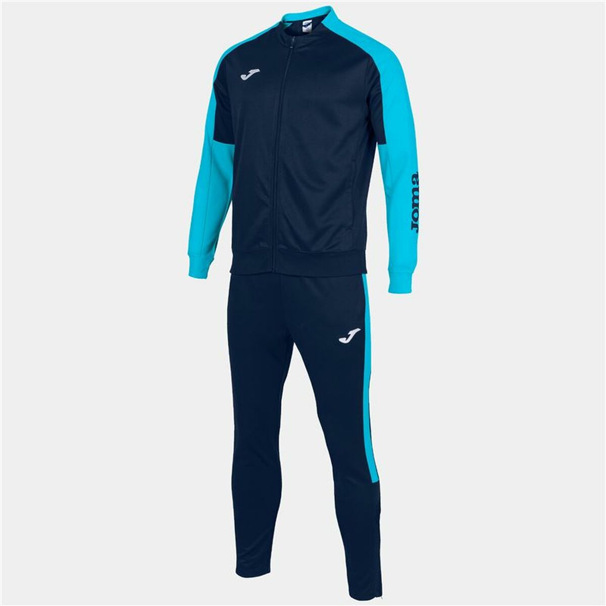 Tracksuit for Adults Joma Sport Eco Championship Navy Blue Children’s Men 2 Pieces